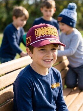 47 Youth Washington Commanders Cardinal Byline Hitch Adjustable Hat
